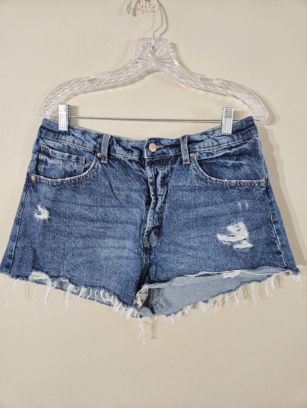 Wild Fable High Rise Cut Off Jean Shorts Size 14